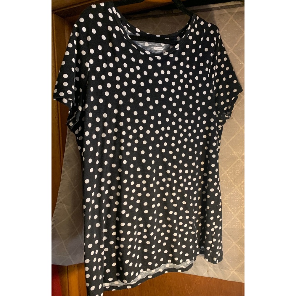 Old navy xl polka dot top